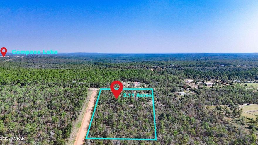 Discover the perfect blend of privacy and convenience with this 3.11-acre high and dry lot in the peaceful Buckhorn community of Chipley. Featuring flat terrain, this property is ready for your dream home or investment build. With no restrictions, you'll have the freedom to design and use the land as you wish. Just minutes from Downtown Chipley, shopping, dining, and schools, while still enjoying the quiet charm of country living.