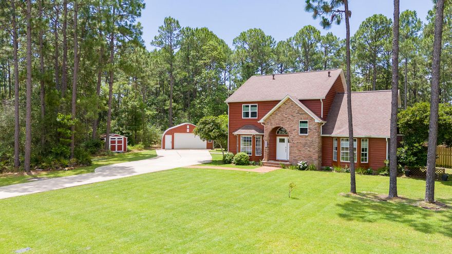 Live luxuriously on 1.2+ private acres in Navarre! This upgraded 3BR/2.5BA + bonus room stunner boasts over $130K in high-end updates--including a resurfaced saltwater pool + spa, outdoor bar, new deck, and screened lanai built for entertaining. Inside, enjoy wood-look tile, hurricane-rated windows/doors, a stone gas fireplace, and a chef's kitchen with granite, stainless appliances, and custom cabinetry. The luxe primary suite features a bay window, custom closet, and spa-style bath. Two guest rooms + updated bath, dedicated office, and upgraded laundry offer function and flair. The upstairs bonus room is perfect for a gym, studio, or extra suite. RV/boat parking, 30-amp hookup, EV prewire, and an oversized garage with shop space round out this dream home--just minutes from Navarre Beach,