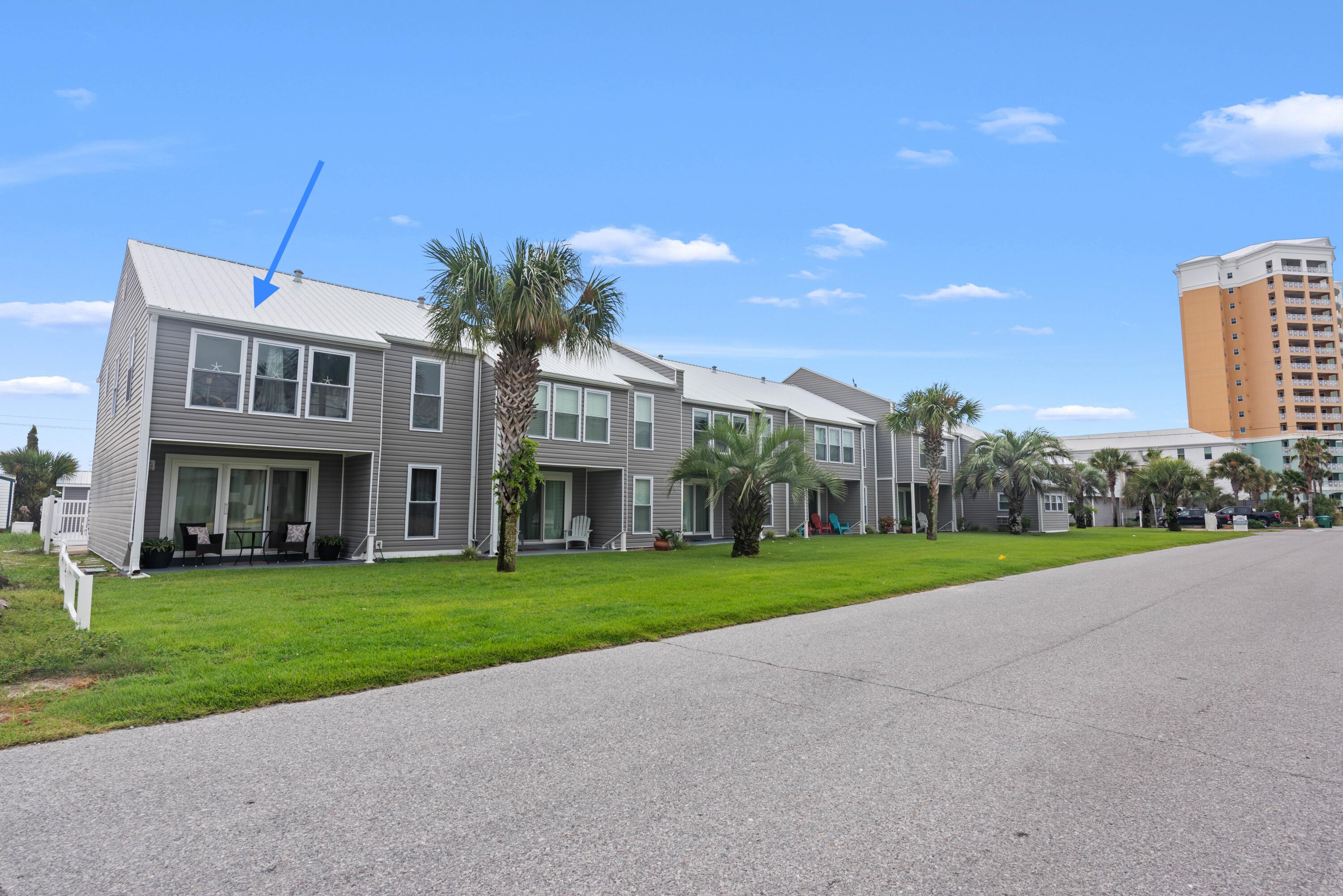 Step into the ultimate Florida lifestyle with this cozy, updated end-unit condo, ideally situated between the pool and beach. Offering a perfect blend of modern amenities and beachside convenience, this property is primed for both personal enjoyment and investment potential. Located in a well-maintained, low-density complex, you'll enjoy the peaceful surroundings of a relaxed beach community.The top-floor, end-unit layout allows for an abundance of natural light to flood the open-concept living space, creating a bright and airy atmosphere that feels like a permanent vacation. Recent updates include stainless steel appliances, sleek stone countertops, stylish wood-look tile flooring, and a brand-new 2023 A/C unit.With the addition of a front bunk room, this condo is an excellent opportunity for short-term rentals, making it a smart investment. The spacious storage closet can be easily converted into an owner's closet, and the built-in desk offers a convenient workspace for off-season renters.
Wake up each day just steps from the sand! A gated beach access directly across the street provides easy, private entry to the pristine, sugar-white sands and emerald waters of the Gulf of Mexico.
Situated in the highly sought-after Lower Grand Lagoon area, this condo is just minutes from local dining, shopping, and all that Panama City Beach has to offer.