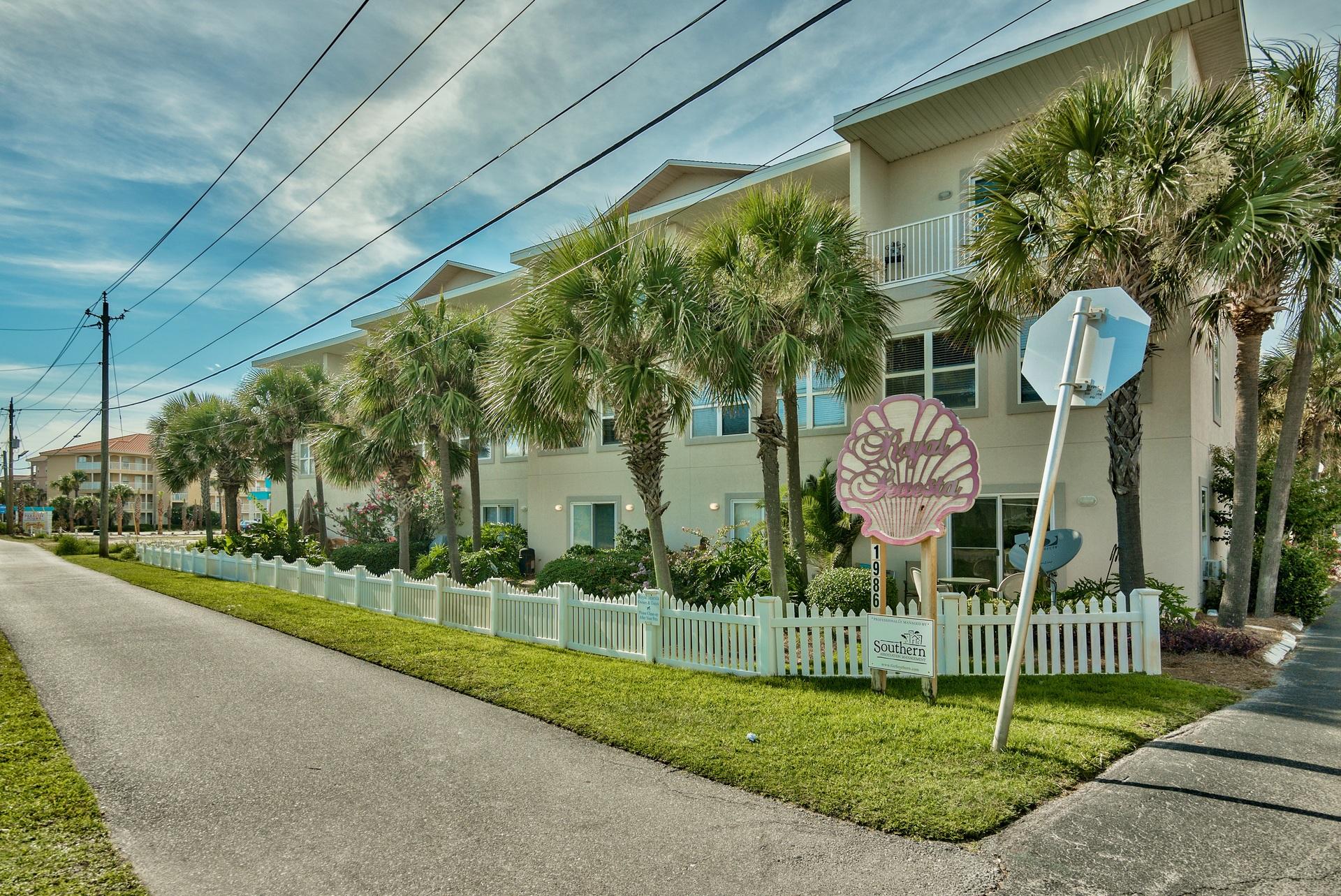 Imagine, owning a beach getaway across the street from the Gulf that could pay for itself? Look no further. THIS 3 BEDROOM/3 BATH FURNISHED HOME, JUST STEPS TO THE GULF,HAS $29,292 RENTAL INCOME SO FAR THIS YEAR! With a 400 SF master & 2 add'l bedrooms,this home can sleep eight & there's no waiting for the bathroom as EVERY bedroom has their own. This town home features an open floor plan w/tile floors & new wood floors upstairs, spacious Living, kitchen, dining & laundry areas & small back patio. Amenities include: gated, deeded beach access & community deck w/splash pool/Jacuzzi. Located directly on Scenic Hwy 98, this home is close to restaurants, shopping, golf & tennis. For a 6 BR/6 Bath rental machine w/$74,214 income-purchase adjoining unit#12 MLS #757475.Come see this beach getaway