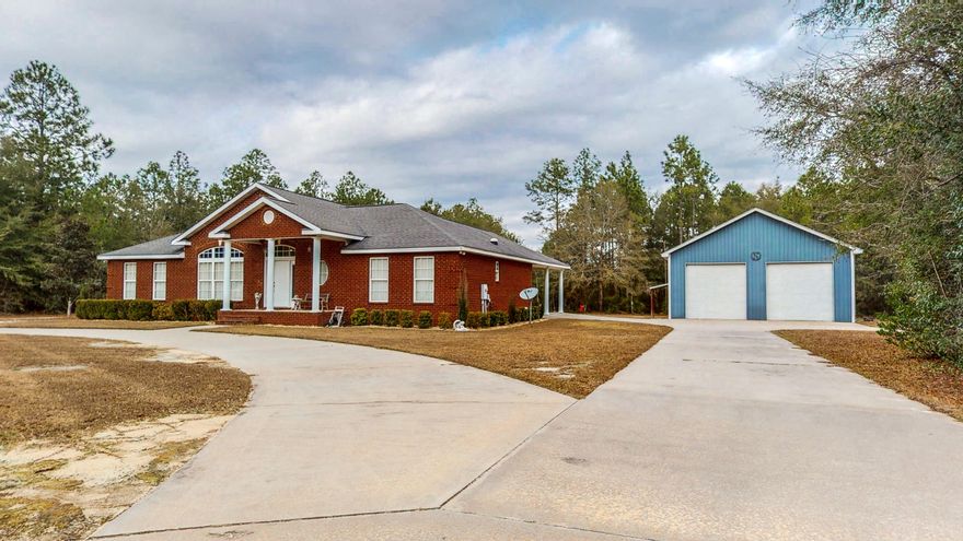 MULTIPLE OFFERS- HIGHEST AND BEST DUE BY TUESDAY, MAY 9TH AT 5PM! Stunning three bedroom, two and a half bathroom brick home with 2046 square feet sitting on almost two and a half acres! This home has been immaculately maintained with upgrades galore! New HVAC (2019), Water heater (2017), new toilets, new refrigerator, stove and microwave and the main portion of the home (living room, dining area and kitchen) & bathrooms are all freshly painted! The outside has been maintained in a similar fashion, with new exterior lights and landscaping The septic tank has been pumped out and the well has been inspected and brought up to date. All of this and I have not even got to the part about the 35x50 workshop with electricity and plumbing!!!