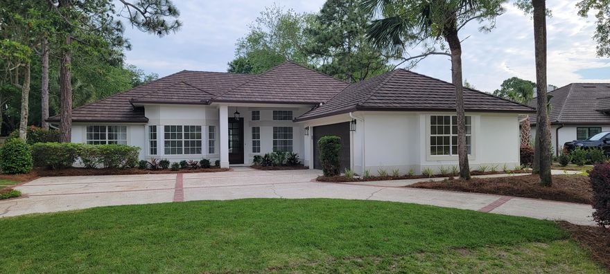 Complete renovation to include new roof, kitchen, flooring , tile, HVAC, appliances, plumbing, water heater.