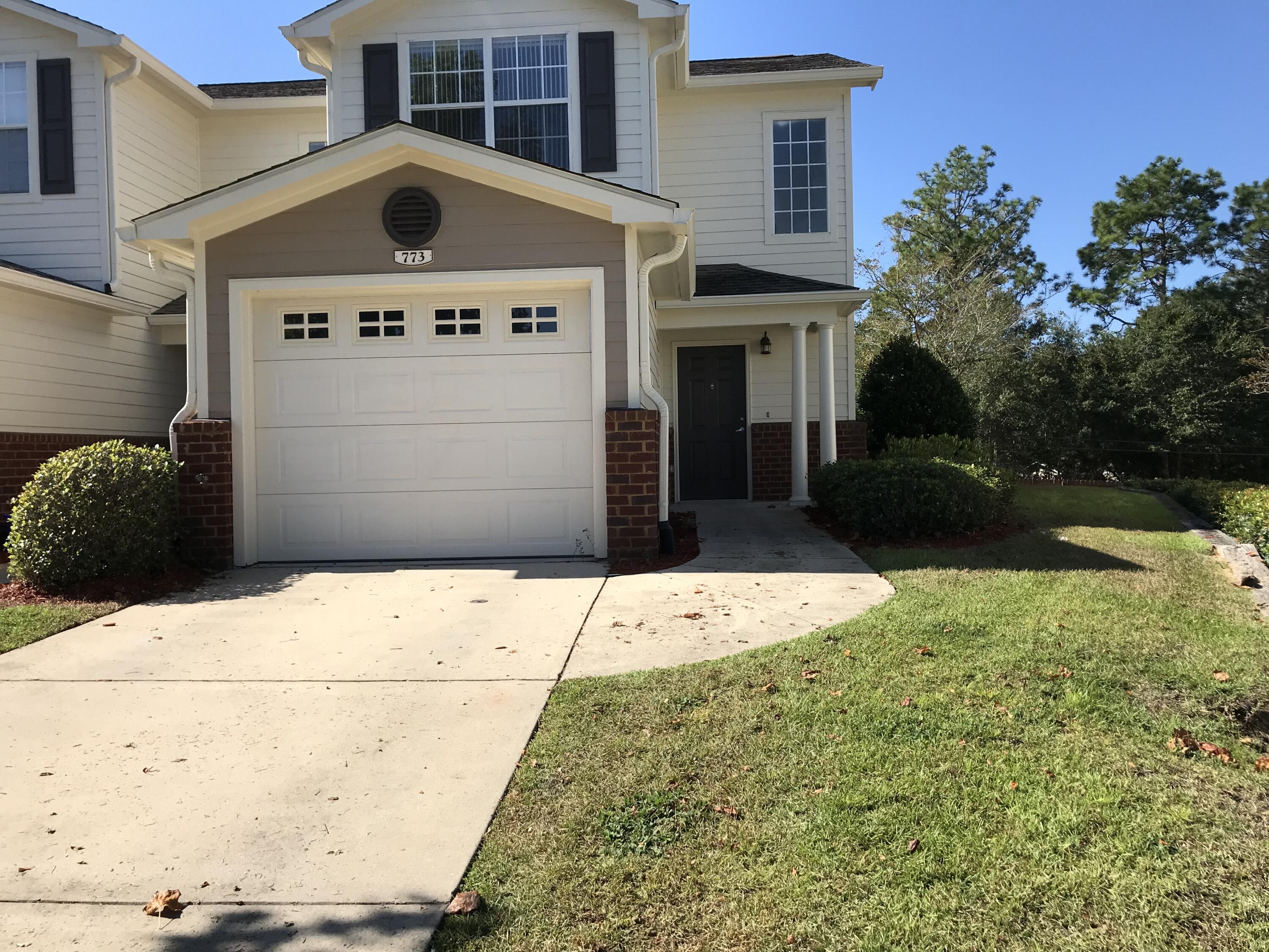 South of I-10. Short commute to local military bases. Great neighborhood. This 2 bedroom 2 1/2 bath town home is a must see.  Freshly painted and new flooring in this updated unit.   Open living room and dining area. Lots of cabinet space for storage. Half bath conveniently located down stairs. Master bedroom, master bath, additional bedroom, and full bath located upstairs. Hurry this one won't last long.