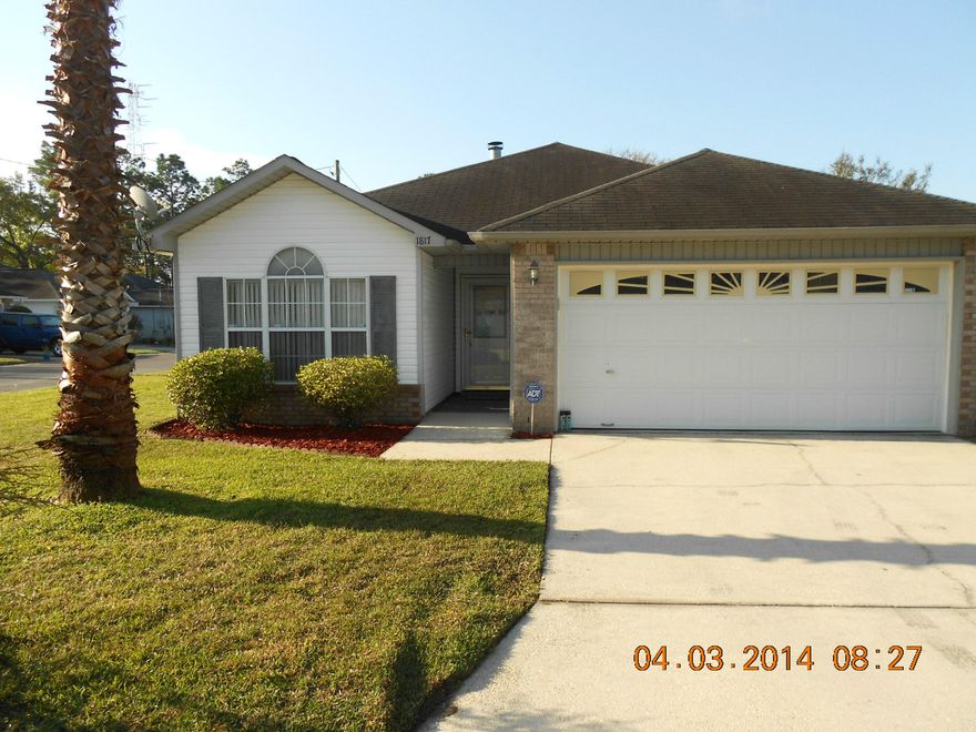 Location, Location! This lovely 3 br 2 ba home in Cobblestone won't last long! On a corner lot with a privacy fence, lawn pump, and sprinkler system. This home is minutes from Hurlburt and a short distance to Eglin back gate and beaches. Split bedroom plan, raised ceilings with plant shelves. Fireplace, eat in kitchen, and a full set of cabinets in the double car garage. Freshly painted and all new carpet.  Call for tour.