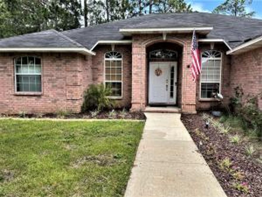 This furnished brick home has many upgrades. Home features 4 full bedrooms and two baths. Master bath has separate shower, garden tub, and double vanities. Two separate living areas and a formal dining room give you plenty of space in this beautiful brick home. Neutral colors throughout with up-to-date kitchen and bathrooms, and new tile floors throughout most of the house. Fenced backyard backs up to green space for peace and privacy. Inviting fire pit and patio in the backyard. Family room features a fireplace and sliding door to the covered back patio. Full two car garage and plenty of storage, Located in Quayside Village at the end of the cul-de-sac. Washer/Dryer included. Pet Friendly.