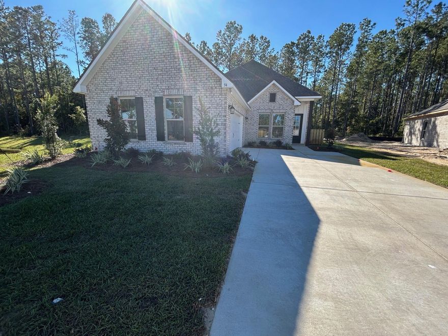 Located on a cul-de-sac lot, the AUBRY III G in Splendor at Hammock Bay community offers a 4BR, 2BA, open design. Upgrades added (list attached).  
Features: double vanity, garden tub, separate custom tiled shower, and walk-in closet (opens to laundry) in master bath, tray ceiling in master bed, walk-in pantry, covered rear patio, side entry garage, crown molding, recessed lighting, smart connect Wi-Fi thermostat, smoke and carbon monoxide detectors, landscaping package, architectural 30-year shingles, flood lights, and more!
Energy Efficient Features: water heater, kitchen appliance package with electric range, vinyl low E windows, and more! Energy Star Partner.