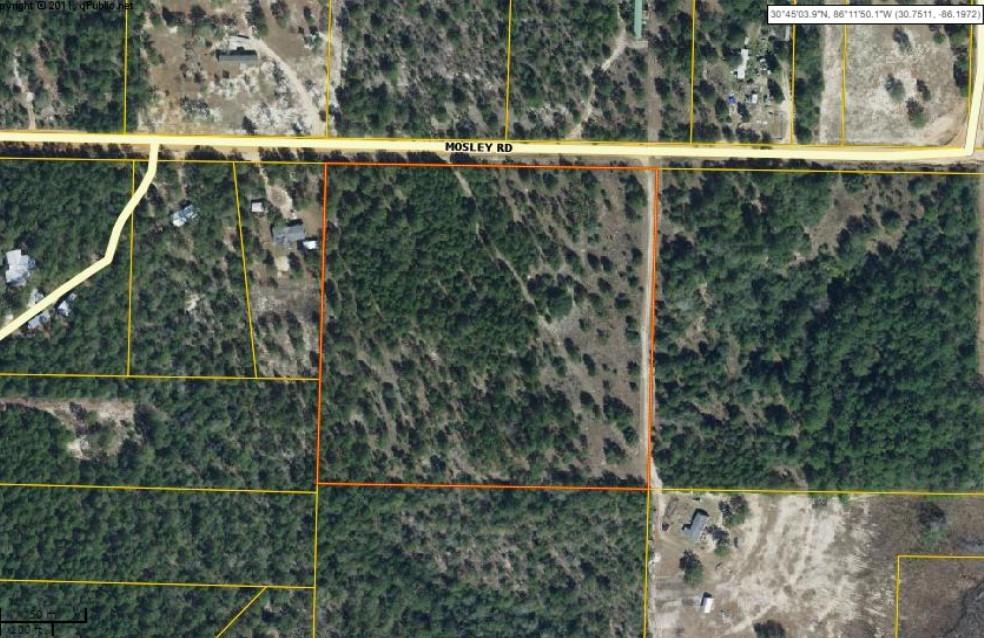 Ten acre parcel. Buyer to verify dimensions and any other information deemed important.