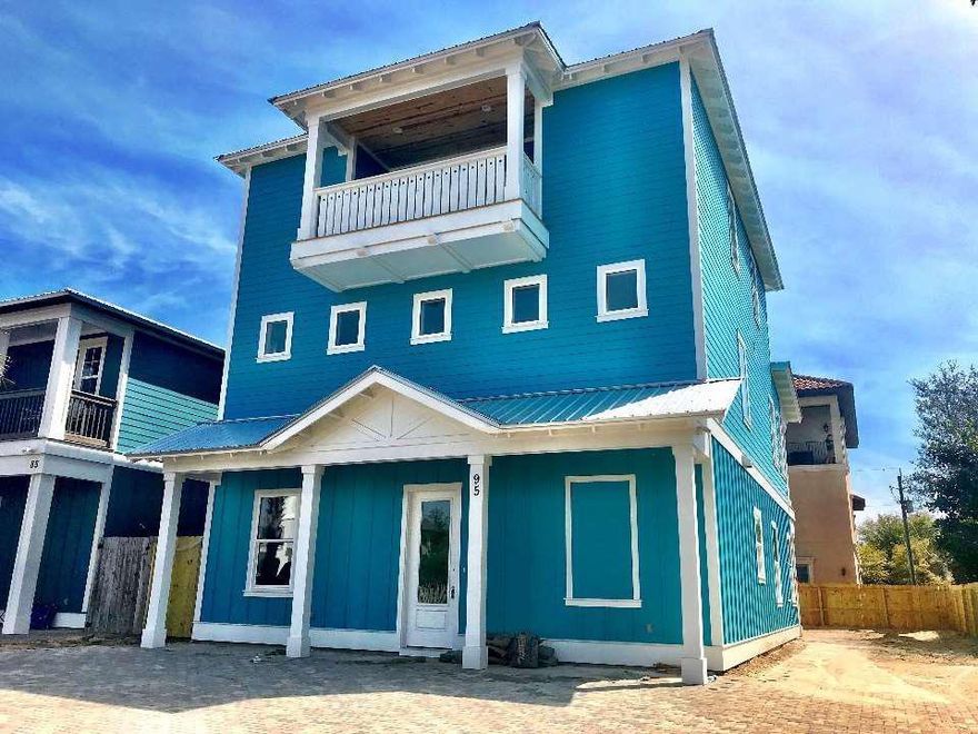 15% ESTIMATED RETURN ON CASH ON THIS BRAND NEW, GORGEOUS, MONEY MAKING VACATION RENTAL! No HOA fees, plenty of parking, heated, salt water pool & deeded beach access, With $183,229 PROJECTED ANNUAL INCOME & 15% ESTIMATED RETURN ON CASH , enjoy the beach house you've always dreamed of while generating strong rental figures to offset some or all of your costs! Superior construction by Shiloh builders, this amazing home which sleeps 32 has 7 LARGE bedrooms, 7 1/2 bathrooms, 3 living areas including huge game & bunk rm, large dining area, 360 SF covered porches, outdoor kitchen & living area & large, private, fenced pool area, offers everything vacation renters are looking for! Just a short walk to the gated, deeded beach access & perfectly located in the heart of Frangista Beach, great restaurants, the outlet Mall, golf & tennis are near by. Being sold beautifully furnished and rental ready with all electronics, linens, towels, dishes etc.. this home will be turnkey and ready to go. Hurricane rated windows, 3 year extended warranty on all appliances & a 3 year extended warranty on pool equipment provide peace of mind.  Additional features include a wet bar in 2nd floor living area w/refrigerator, sink & microwave, outdoor kitchen w/refrigerator, sink & grill, 8 TVS throughout the home, Rinnai tankless hot water heater and 3 HVACs.  With an estimated completion date of March 31, act now and enjoy the beach life you've always dreamed of while offsetting some or all of its costs by taking advantage of this Powerhouse's $164,906 to $201,552 2019 projected rental income!