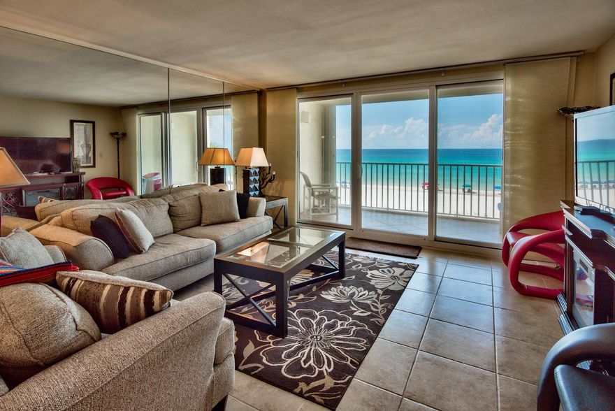 Grand Mariner is a peaceful private get away centrally located in Destin, FL. This two bedroom two bath condo has been upgraded with new tile floors, granite counter tops, and new lighting. Enjoy beautiful gulf views from the living room, kitchen and master bedroom. The Grand Mariner owners enjoy 300 feet of beach, a nice large pool gulf front pool, and a community room. The pictures speak for themselves, this is a great unit. This is a non-rental building.