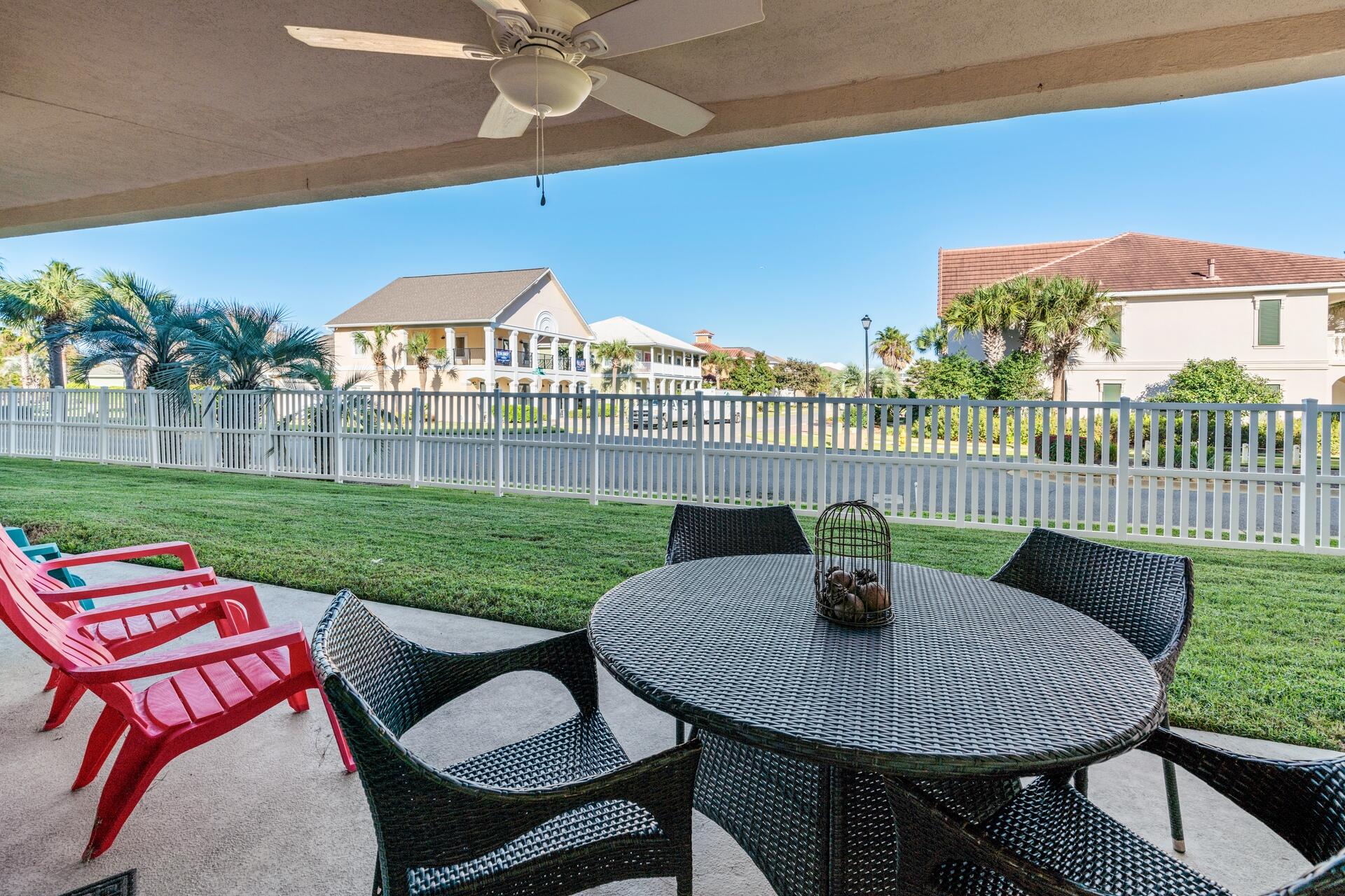 LOCATION - LOCATION - LOCATION. This condo floor plan is the most desired at Maravilla and ground floor! Guests love the convenience of being steps from a parking spot and the private beach! This condo offers everything you need to be able to relax and enjoy Miramar Beach. It is very well decorated, turnkey and a RENTAL MACHINE. You can expect at least $55k in yearly income. Don't pass up this gem!Maravilla remains one of the Emerald Coasts most sought after communities. With amenities including two tennis/pickle ball courts, club house with fitness room, two pools (one seasonally heated), hot tub, basketball court, BBQ grills and lots of grassy area. Maravilla boasts 2.5 acres of private deeded beach with beach service from March until October.