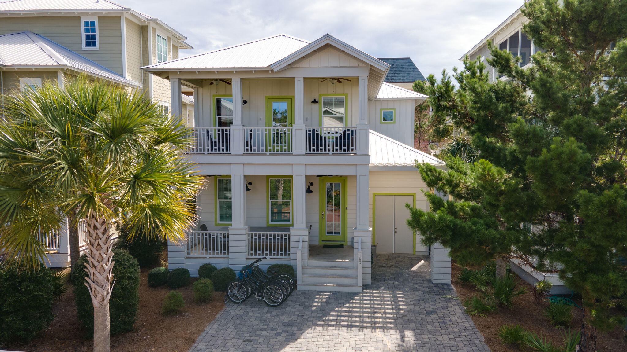 Stunning beach home located in the famous Seacrest Beach! Offered fully furnished with rental income potential projected at $74,000! Seacrest is located in 30A between Rosemary and Alys Beach and boasts the largest community pool on 30A at 12,000 sq feet, hidden in the center of it all! Hardwood floors, marble counter tops, outdoor seating, and beachy undertones are just a few of the features that make this multi-level home worthwhile escape. The living room offers comfy furnishings while the outdoor dining area offers seating for 8-10 guests with additional seating for 4 at the breakfast bar. The upstairs loft provides entertainment and leads to the balcony, perfect for the whole family to unwind and enjoy the sea breeze!