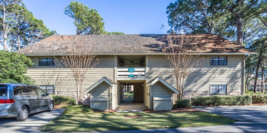 This is a MUST SEE. Remodeled in 2014/2015. This spectacular 2BR unit on the Golf Course is prime for a 2nd home or investment home, and the furnishings are rental ready. This unit is in a great location with a pool across the street and on the 17th tee box of the Seascape Golf Course. Fill it up for the upcoming season.