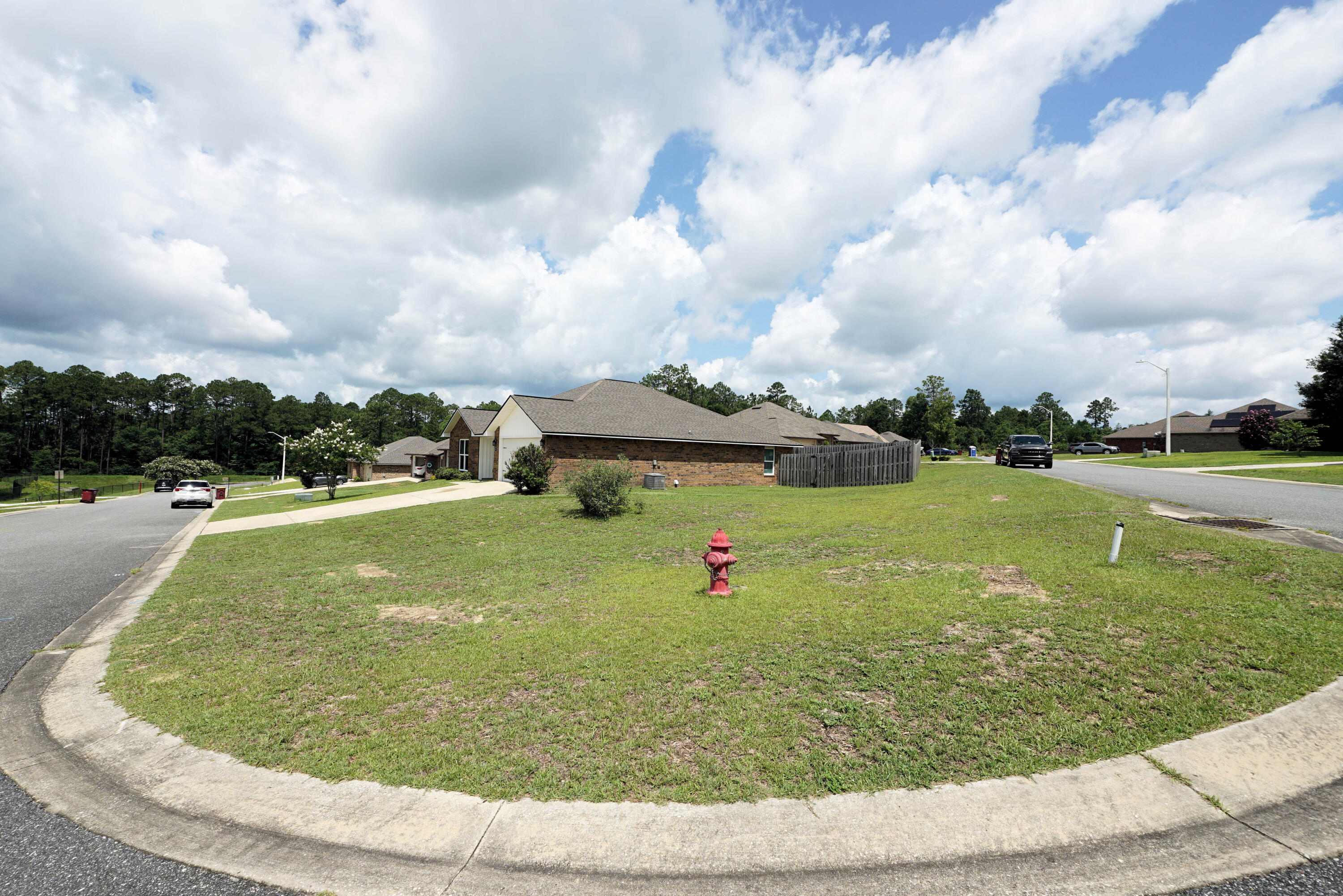 A lovely 4 bedroom, brick home on large, fenced, corner lot, 2019 build & no flood zone equaling low home owner's insurance. On a cul-de-sac w underground electricity, this home is located off Hwy 85 near Hwy 10 and Duke AFB. Open floor plan and island in the kitchen creates an ideal setting for entertaining. Stainless steel appliances, light and neutral colors featured with matching granite countertops and white cabinets throughout the home. Primary bathroom comes equipped with a tub and separate shower with double vanity. Seller offering assistance with closing costs, several $1,000 to buy down your interest rate, a survey and home warranty. Your forever home or investment property awaits by crystal clear beaches, new eateries, pickleball and state parks. Welcome to The Emerald Coast.