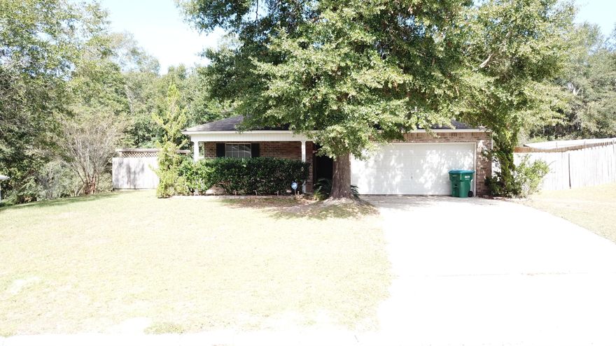 Welcome to this Well maintained 4bed/2bath/2car garage home that has been freshly painted with a neutral paint scheme. The home welcomes guests and friends with a large covered porch. Up on entering the home the inviting open family/dining/kitchen concept accented with cathedral ceilings will make this home feel larger than square footage dictates. The master bedroom features a nice sized walk in closet and full bath. The split bedroom floor plan features 3 additional bedrooms with ample closet space. Just off the family room and through the sliding glass door features a large fenced in back year with both a small patio and trellis but also a large deck for entertaining family and friends. The HVAC system was replaced in late 2015 and a home warranty is being offered for piece of mind