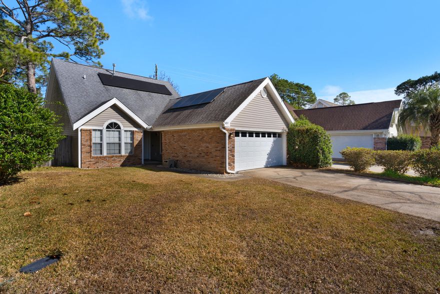 **PET FRIENDLY!**  This cozy home is snuggled between Eglin AFB & Hurlburt Field.  The living area features cathedral ceilings and a wood burning fireplace.  Home has a split bedroom plan between spare bedrooms and master.  Private master bath provides a double vanity and walk-in closet.  Side/back yard offer an open patio with a privacy fence. All Coastal Realty Services residents are enrolled in the Resident Benefits Package (RBP) which includes renters insurance, HVAC air filter delivery (for applicable properties) and our best-in-class resident rewards program, and much more! More details upon application.