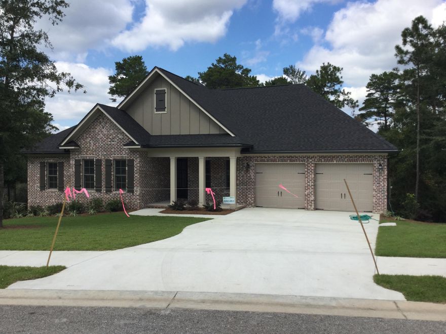 Recently completed. Don't miss this beautiful, new, walkout basement home on a private home site in Swift Creek Plantation. The main floor offers open living at its finest; 10' ceilings, crown molding, wood floors, carpeted bedrooms, glazed cabinets, Kenmore Elite appliances, granite throughout and much more. The lower level adds a second family room, a game room, full wet bar, theater, a guest suite and two full baths. All this plus an additional 300 sq ft of climate controlled, finished storage space. Swift Creek Plantation is a beautiful, estate community, set in the rolling hills of Niceville. Come see stunning walkout basement homes with brick, hardy trim and estate specifications.