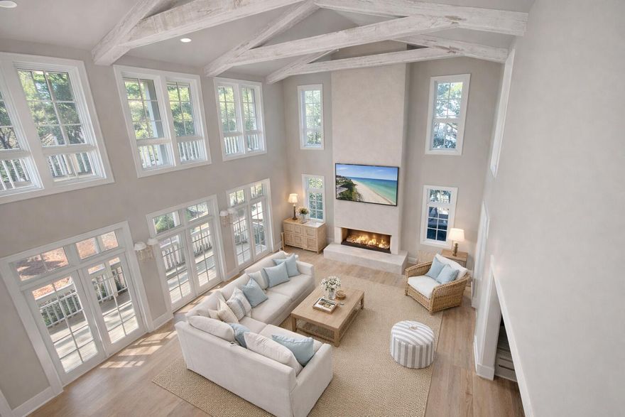 Experience the rare opportunity to own a brand-new, custom-built coastal masterpiece in the exclusive gated community of Lakeplace at Grayton Beach. Scheduled for completion in March 2026, this 5-bedroom, 5.5-bathroom home sits on nearly half an acre, blending timeless coastal elegance with modern luxury.Boasting 5,686 square feet of heated and cooled space and nearly 10,000 square feet under roof, this residence was thoughtfully designed for both refined living and effortless entertaining. The expansive outdoor area features a resort-style pool, spacious lounge, outdoor kitchen, and fire pit, creating the perfect setting for family gatherings or sunset entertaining. A three-car garage and oversized driveway offer ample parking for residents and guests alike. Inside, the grand living room welcomes you with vaulted ceilings, wood-beam accents, and a dramatic sense of space that flows seamlessly into the chef's kitchen. The kitchen is outfitted with Thermador appliances, quartz countertops, a walk-in pantry, and elegant additions such as a built-in wine cooler and coffee barperfect for everyday luxury or hosting.

The primary suite on the main level provides a serene retreat, featuring natural light-filled windows, painted nickel-gap ceilings, and a spa-inspired bathroom with dual vanities, an oversized walk-in shower, soaking tub, and marble flooring. The adjoining custom walk-in closet includes built-ins, a wall safe, and a convenient washer and dryer.

Take the elevator or stairs to the second floor, where you'll find four additional ensuite bedrooms, each with private or easy access to spacious outdoor patios. A second-floor laundry room and linen closet ensure ease and organization, while the open loft living area overlooks the grand living space below.

Nestled between Grayton Beach and WaterColor, Lakeplace at Grayton is a private, short-term rental-restricted community of only 50 homes, situated along a beautiful coastal dune lake. Enjoy community amenities including a dock and pool, and take advantage of easy walking or biking access to nearby restaurants, shops, and scenic 30A attractions.