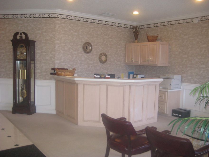 Trawick Reporting & Video has a beautiful executive office and a smaller private office available for sub-lease. Both are partially furnished. Unit has a comfortable waiting area, 2 conference rooms, copier, and break area. All utilities except telephone are included in lease rate.