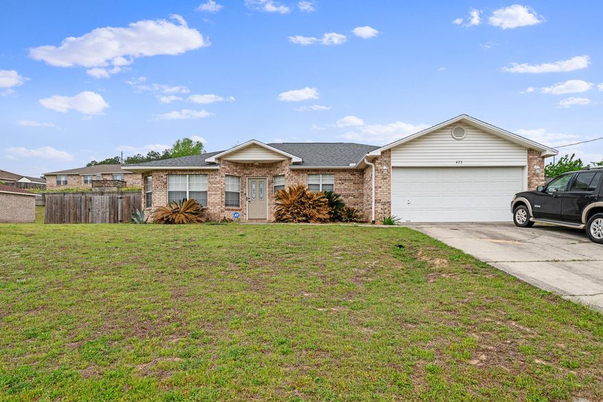 AVAILABLE MAY 12, 2025! $50 MILITARY DISCOUNT! Introducing a charming 3 bedroom, 2 bathroom home located in the desirable South Crestview area. This lovely house features a split floor plan, perfect for added privacy. The open-concept floorplan creates a spacious and inviting atmosphere, ideal for entertaining guests or simply relaxing at home. The large kitchen offers plenty of counter space, center island, and tons of storage. Outside, enjoy the privacy of a fenced backyard, perfect for outdoor activities or simply enjoying the fresh air. Conveniently located to the area's military bases, shopping, dining, and entertainment, this home offers both comfort and convenience. No smoking and NO cats allowed due to medical allergy. Dogs allowed.......

All applicants are required to complete an application on https://onefamilypropertyservices.petscreening.com/
regardless of if they own a pet or not. Applicants with an ESA are also required to complete the application.

** Fees Required once an application is approved include, but may not be limited to: Security Deposit, Non-Refundable Fees (cleaning and rekey), $20 Certified Mail Fee, and Pet Fees (when applicable).