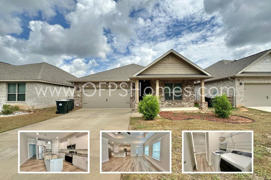 AVAILABLE NOW! Welcome to this inviting 4-bedroom, 2-bath brick home in the desirable Stagecoach Subdivision. Offering 1,815 sq ft, the split layout connects the living, dining, and kitchen areas. It's perfect for everyday living and entertaining. Enjoy luxury vinyl flooring throughout, a bright kitchen with granite countertops and stainless steel appliances, and a spacious front porch for relaxing outdoors. The fenced backyard provides privacy for gatherings & pets. Features include gutters and blinds. Conveniently located just 22 minutes from downtown and 31 minutes to beach. Washer/dryer included. NO smoking. 600 minimum FICO credit score required in addition to meeting rental criteria. Pets allowed upon approval with a non-refundable pet fee and with a pet screening report. All applicants are required to complete a pet screening application regardless of if they own a pet or not. Applicants with an ESA are also required to complete the application.

** Fees Required once an application is approved include, but may not be limited to: Security Deposit, Non-Refundable Fees (cleaning and rekey), $20 Certified Mail Fee, and Pet Fees (when applicable).**