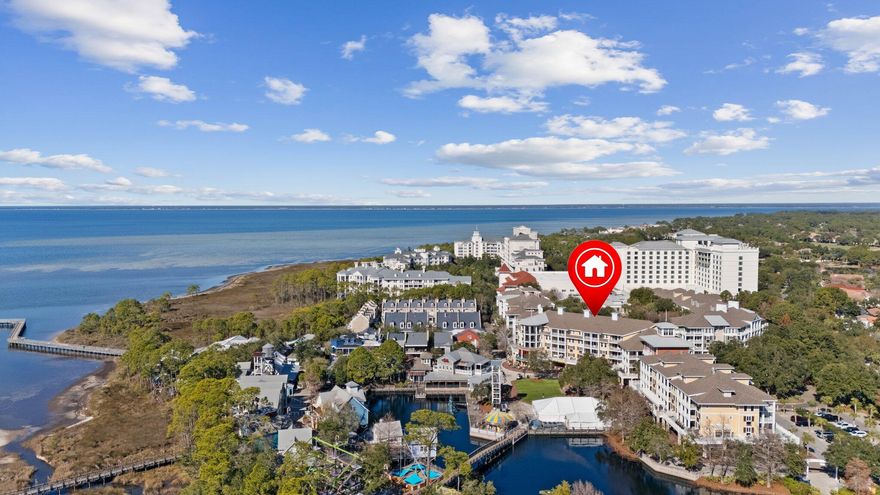 This one bedroom has a separate bunkroom for extra guests, and it has been completely updated with a brand new HVAC, new refrigerator & dishwasher, new furniture, and new paint! This condo provides unique beautiful views overlooking The Village of Baytowne Wharf's event plaza and bustling Village life as seen from the living areas, bedroom, and private balcony. You get both the sandy white beaches and the calm serene bay life with this property! The condo is located on the third floor of Observation Point which allows quick access to the pool and amenity terrace on the same floor, without the need of an elevator. Enjoy the excitement, events, shopping, dining, family entertainment and nightlife of the Village that welcome you into this resort lifestyle at your fingertips! Owners have access to the amenity terrace which boasts a resort style pool, hot tub, fitness center, and a beautiful lawn with a grilling area that is pet friendly too for owners.  There is a clubhouse for owners and their guests to enjoy exclusive access to called the Founders Club with a kitchen, couches, big screen tv, pool table and balcony overlooking the events plaza.  This condo is perfect for a vacation rental, secondary home, or private residence. 

Sandestin Golf and Beach Resort is a major destination for all seasons and all ages and has been named the #1 resort on Florida's Emerald Coast. This magical resort spanning over 2,000 acres is comprised of over 70 unique neighborhoods of condominiums, villas, town homes, and estates. The resort features miles of sandy white beaches and pristine bay front, four championship golf courses, a world-class tennis center with 15 courts, 4 resort swimming pools, a 123-slip marina, a fully equipped and professionally staffed fitness center and spa, and meeting spaces as needed.  The Village of Baytowne Wharf is a charming pedestrian village with events, shopping, dining, family entertainment and nightlife. For true golf cart community living, Grand Boulevard is just outside the resort gates and provides access to additional shopping, dining and entertainment - all without traveling on Hwy. 98. This is resort lifestyle at it's best!