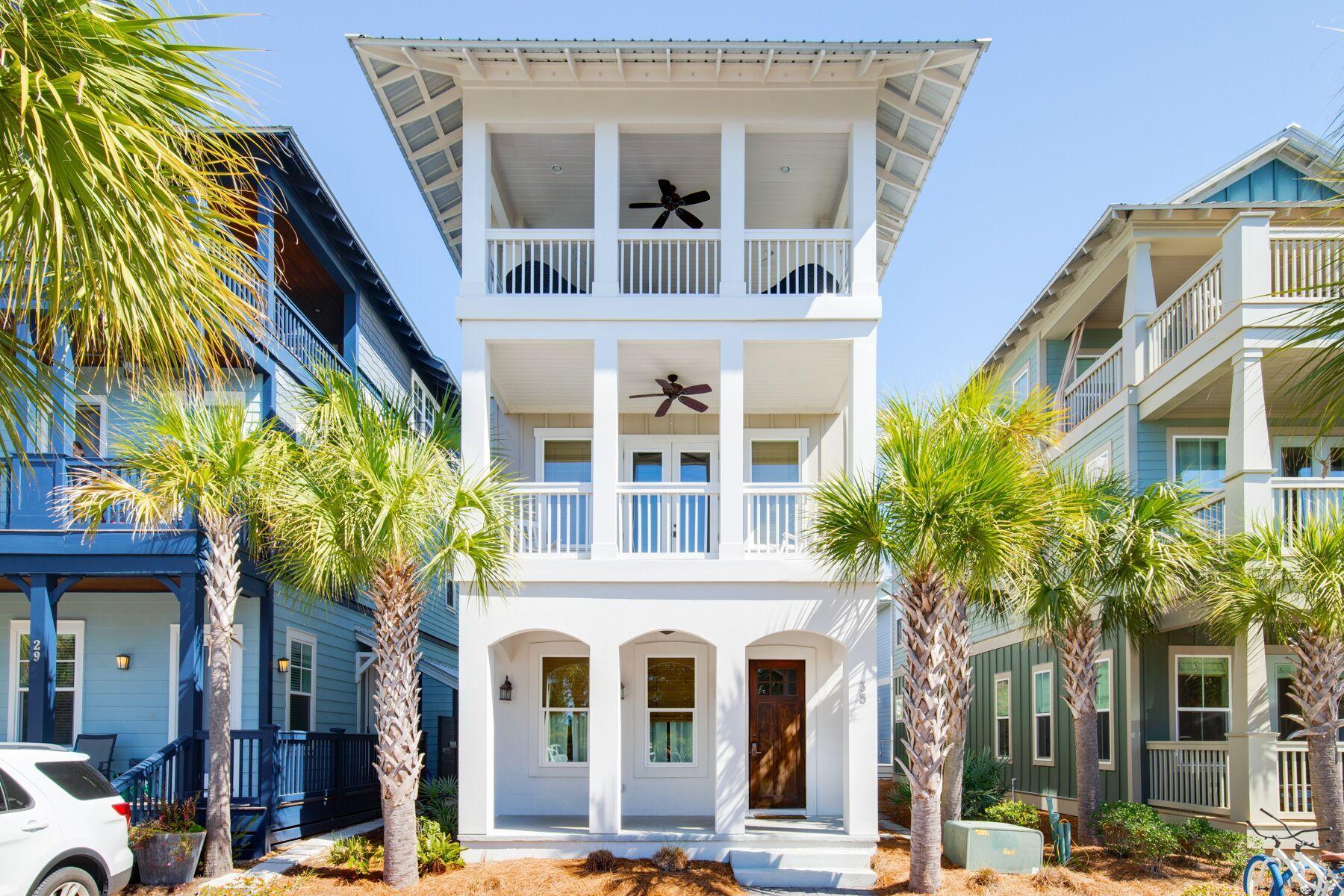 Truly the quintessential beach cottage in Seacrest Beach...''The Beach Barn'' is a luxurious and welcoming home with Gulf views in the front of Seacrest Beach, with supreme proximity to 30A. This residence is close to neighborhood amenities such as the resort-style pool & tram stop to the deeded beach access. Located between Alys Beach and Rosemary Beach, the ideal location makes it a haven for private relaxation, while also being close to upscale retail and dining amenities. The home is welcoming with a coastal chic palette indoors, and coastal breezes while enjoying three generous porches. A wonderful option for a primary residence, second home or investment property, this home is is being sold fully furnished and turnkey ready. The Beach Barn must be seen to be truly appreciated.