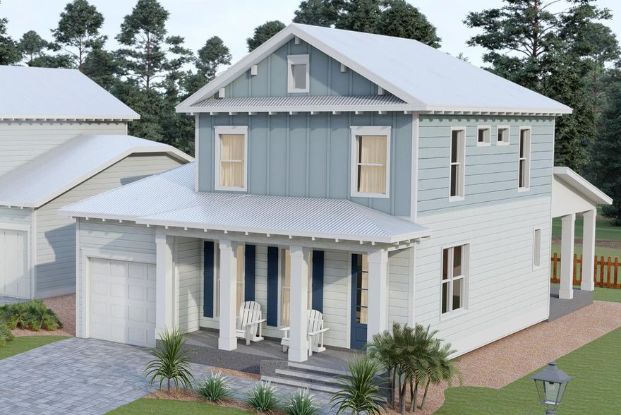 Enjoy the Rosemary Beach lifestyle for a fraction of the price! The Preserve at Inlet Beach is a coastal community located just off the east end of iconic 30A, the pinnacle of a Florida coastal lifestyle. We have 28 New Lot/Home Packages to choose from and 4 Floor Plans. This is the Stallworth floor plan. *Check out the Preserve at Inlet Beach lifestyle video and virtual tour of our amazing model home (Powell floor plan) in the Photos section* This premier development is only a short walk or bike ride to the largest public beach access in Walton County, 30 Avenue for shopping and entertainment, Camp Helen State Park, and Rosemary and Alys Beach. The Preserve at Inlet Beach features a community pool and a dock for easy access to Lake Powell.