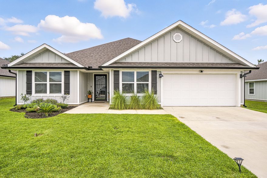 Highly desirable Shoal River Landing with community pool, cabana, sidewalks & underground utilities. This stunning Sawyer floor plan features 5 beds, 3 baths, a 2-car garage & spacious covered patio. Interior includes wood-look EVP flooring, plush bedroom carpet, large kitchen island, granite countertops, stainless appliances, smooth top range, built-in microwave & walk-in pantry. Breakfast nook & formal dining area. Primary suite offers granite double vanity, large walk-in closet. Smart Home Connect system with convenient devices. Hardie exterior adds curb appeal. Easy access to Eglin AFB, airport, golf & beaches in Destin/Fort Walton!