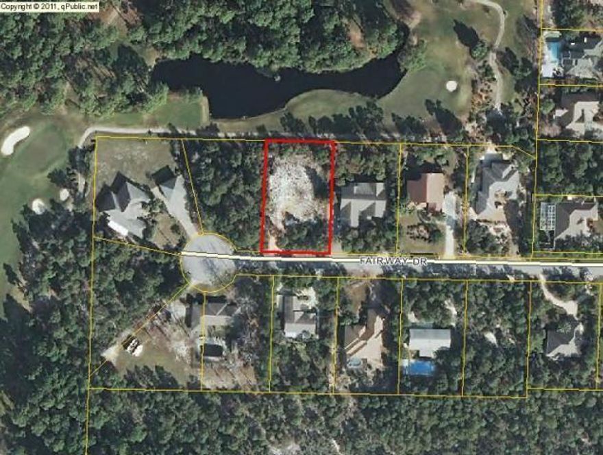 Beautiful Golf Course lot located on the 8th hole of Santa Rosa Beach and Golf Club. Restricted residential neighborhood with not build out period or association dues. Lot is ready for your new home. Dimensions are approximate.