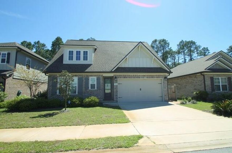 Real Estate Owned  4 bed, 2.5 bath Randy Wise built home is 2171 square feet with beautifully detailed finish work from the windows to the walls. Starting on the top floor, there are three bedrooms that are large enough to all fit a king-size bed within their spaces as well as an additional bathroom with a double vanity. The main floor has tall hallway and door thresholds that compliment the even taller ceiling space in every room. There is luxury vinyl planked flooring in the main living area and kitchen which has stainless appliances, granite counter tops and stone backsplash. The bottom floor also has a private sitting room near the front entrance next to the half bath and laundry room. The master bedroom has crown moulding in its trey ceiling call to take a look at 74 Oyster Blvd today