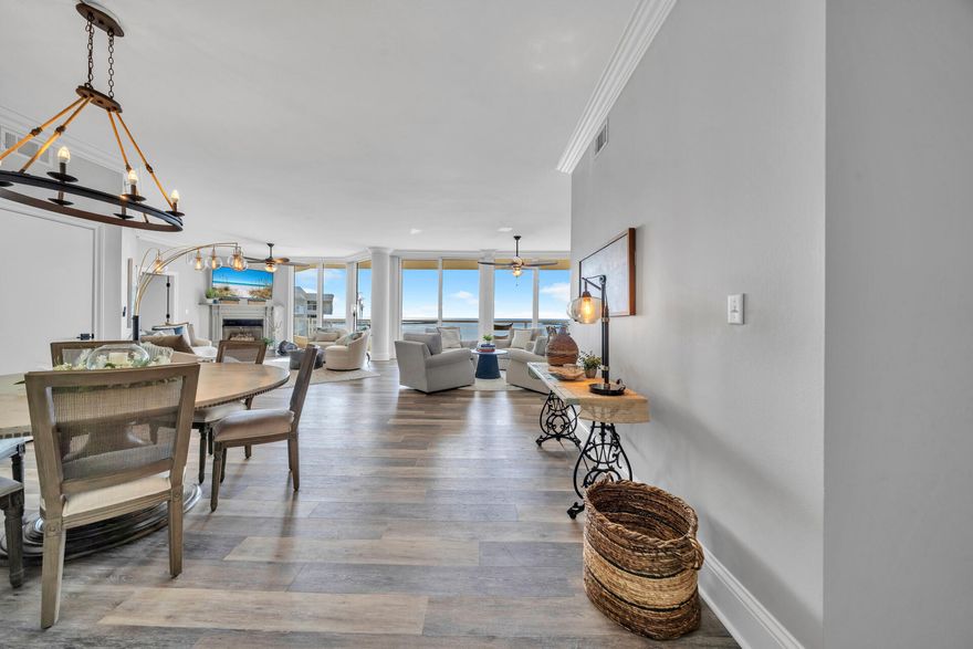 Completely renovated fifth floor unit in the sought after East Pass Towers ll. This unit is gorgeous and offers some of the best views that Destin has to offer.  The sellers did a fantastic job renovating the unit with high end finishes throughout. As you enter the front door the first thing you will notice are the views of the Pass and Gulf. This unit also comes with covered deeded parking and storage under the building.  East Pass Towers ll is a very private and rental restricted building. The seller also has a boat slip with a lift in the marina that can be purchased for an additional cost. Comparable units in this building do not come on the market very often.