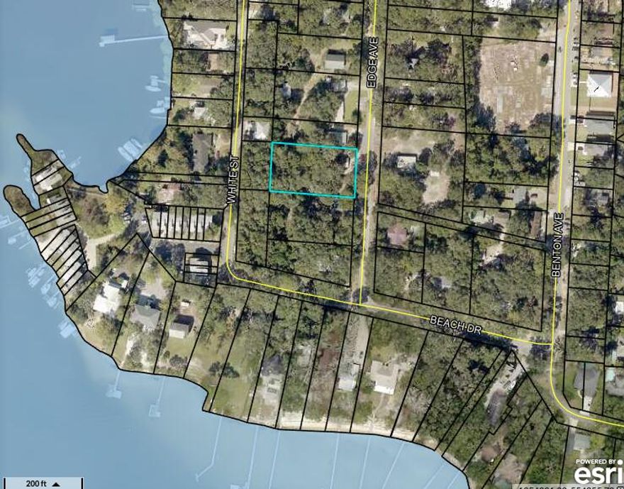 ZONED R-2...BUILD UP TO 9 TOWNHOMES ON THIS LAND...120x210  FLOOD ZONE X...OWNER FINANCING possible.  Edge Ave is very close to Publix, just west of Benton Ave off Hwy 20.  There is a 20' walking path to the bay near the end of the road.