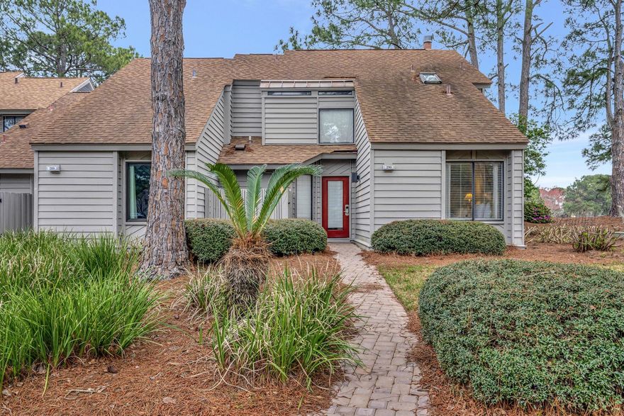 FULLY FURNISHED WITH ALL UTILITIES INCLUDED! Spacious 3-bedroom, 3-bath townhome located in the charming Fairways community within Sandestin Golf & Beach Resort. The first level features all the common areas as well as one bedroom with two twin beds and a full bathroom that is accessible via the bedroom and hallway. The living area has direct access to an open patio out back, perfect for grilling and dining outdoors. Upstairs you will find two more spacious bedrooms, both with en suite bathrooms. LVP flooring extends throughout the townhome, perfect for sandy beach living & easy maintenance. This townhome boasts 1,737 sq. ft. and is available for a 6-month lease beginning mid-September, come relax & enjoy the resort lifestyle!The Fairways community enjoys access to two heated SOA pool