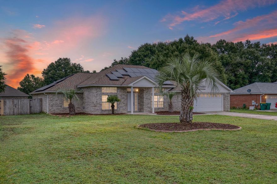 Updated 4BR/2BA home with pool, spa, and potentially no power bill or very low electric costs! Includes $50K in upgrades, including solar panels, fresh interior paint, new wood floors, new rain gutters, and smart thermostat. Kitchen features a center island, with granite countertops, and a gas stove. Enjoy a large fenced yard with a shed, well-fed sprinkler system, and new septic lines. Offered $25K under market value. Turnkey ready opportunity for your first home, your next home, or an investment property!