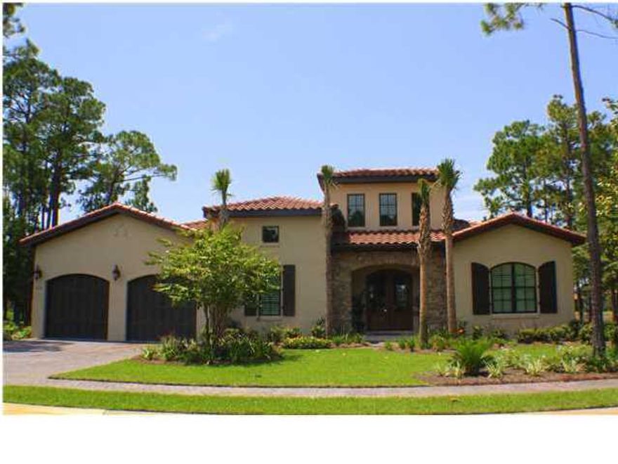 NEW CUSTOM HOME TO BE BUILT ON THE GOLF COURSE AT GENOA. NEW CONSTRUCTION!!! HOME will be an expanded 1 story home with 4 bedrooms and 4 baths with oversized garage. Home will have the great HUFF built quality with stone floors in the living area and carpet in the bedrooms. Living area will have 11 foot ceilings and the rest of the home will have 10 foot ceilings and 8 foot solid core doors. Sliding glass doors take you to the oversized outdoor living area. Granite countertops in the kitchen and all the bathrooms, custom kitchen cabinets, indirect under cabinet LED lighting, crown molding in living area, custom built in closets in all bedrooms and pantry. High impact insulated glass windows and doors, screened lanai outdoor living area. Room for a POOL. Buy early Select your finishes