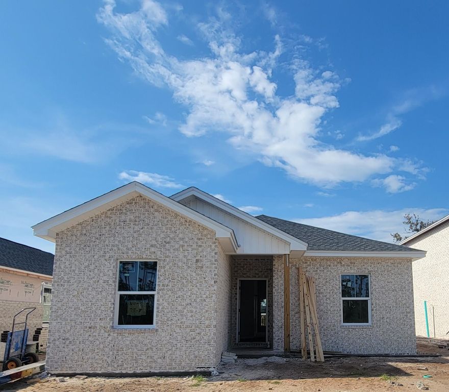 ZILLOW HAS WRONG LOCATION NOT BEACH SIDE Address is 3541 Mill Point Cove Panama City FL 32404 Bay Counties newest community has come to life, These homes are built by one of Bay Counties most sought after builders, Brick homes with spacious floor plans, custom solid wood cabinets, Quartz counter tops, Upgraded light fixtures, doors, Insulation, Trim, Low E windows, Luxury Vinyl flooring, Some Have Stand alone tubs, Neighborhood has under ground utilities, lighted streets. Zoysia Grass and landscaping! Let Mill Point be your next move....