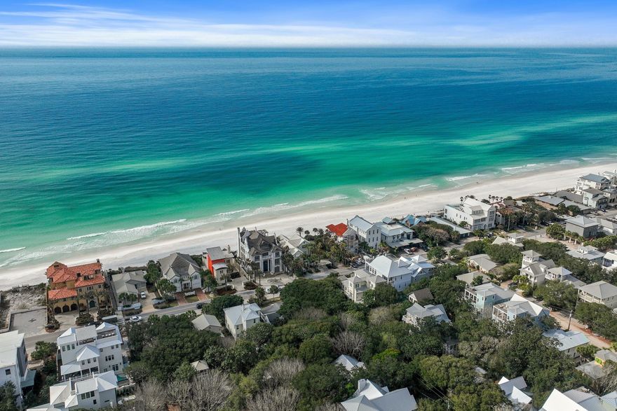 This is quintessential Old Seagrove!  Incredible lot and location. Thyme street is only a 2 blocks long and not highly trafficked.Definitely a fixer upper with tremendous upside.With a very large front yard to develop on and surrounded by some of Old Seagroves most beautiful homes.Plans by Tammy Massey available