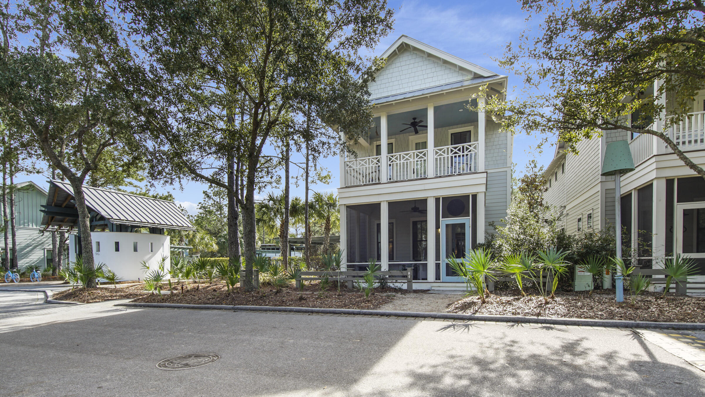 Located in WATERCOLOR off of 30A, this Beach House in Phase IV is a Must See. Next to the Dragonfly Pool. Currently the Best Value and Lowest Price Per Sq Ft Property in the Community.. 5 Bedrooms, 4.5 Baths. Golf Cart Included. Bright Open Floor Plan. Three Master Bedrooms En Suite, 1 Downstairs & 2 Up with Classic Carrera Marble.One additional full Bath Upstiars with a Half Bath Down. Stainless Steel Appliances & White Quartz Countertops finish out the Kitchen and Pantry opening onto the Dining Area and Great Room. French Doors open onto the Side Deck for Entertaining,. There are 2 Front Porches Overlooking a GreenSpace. The Ground Floor Porch is Screened In and the Second Floor Open Air. Perfect for a Summer Evening in the South. Steps Away from the Beach, Restaurants and Shops. The Watercolor Amenities are Worldclass including the Beach Club, Gulf Front with 3 Pools and 3 Restaurants; Camp Watercolor (with a Winding River and Water Slides); Tennis and Pickleball Courts, The Watercolor Boathouse (for Kayaking and Paddleboarding) on Western Lake; Endless Trails for Rover to Explore and Countless Bikepaths.