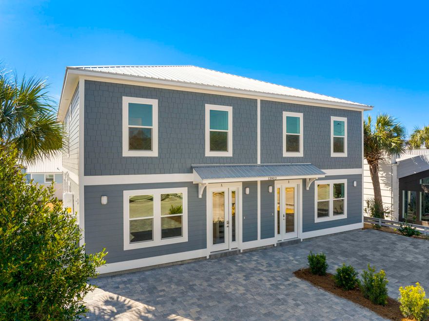 SHORT TERM RENTALS ARE ALLOWED! Very rare opportunity to own a new construction duplex with gulfviews in the welcoming and charming Bid A Wee subdivision. This new duplex is located 1/2 block to the dedicated gated private beaches for the Bid A Wee owners and their guest. If important, it is the responsibility of the buyer or buyer's agent to verify measurements.