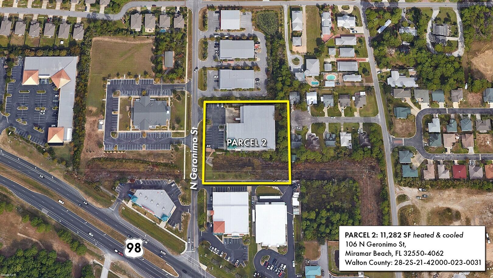 This subject listing offers the Tusker's warehouse, excluding the freestanding retail building fronting Highway 98 (freestanding retail building also available via MLS 978842). This rare assemblage of prime retail, showroom, and warehouse does not currently exist in the local market, which is adjacent to the synergistic retail nucleus of Silver Sands Premium Outlets and centralized to all the local mixed-use districts, successfully drawing population from all local peripheral sub-markets, including but not limited to Destin and Scenic 30A of Santa Rosa Beach, Florida. Fronting Highway 98 in Miramar Beach, nearly 50,000 vehicles pass by its 196 fronting feet daily, which ingress and egress lures the traffic into the retail facilities through the convenience of... the traffic light at N. Geronimo Street and Highway 98. The current owner has committed significant capital to renovate both buildings, which even includes approximately $300,000 for new escalators to service the second floor of the main showroom. Parcel 1 contains a two-story building, oriented on ??1.18 acres, hosting prime retail and showroom space, as well as private offices, collectively measuring ??26,893 conditioned square feet. There is a 3rd floor that accommodates a spectacular executive office, accessible via a private & secured "floating" staircase. The structural integrity of the building is phenomenal, and the finishes throughout are exceptional. Parcel 2 contains a warehouse, office, and showroom, situated on ??2 acres, and constructed in 2004, measuring ??11,282 SF on two floors. The warehouse contains a broad loading dock area and massive rack system with a lift and guide rails. Both buildings project an architecturally magnificent image. This opportunity is irreplaceable locally, as land development code would neither accommodate this massive yield, nor would a developer endeavor upon such a project, as the inflationary costs of this era, coupled with land costs, (even if such prime vacant land at a traffic light were available, which is non-existent), would likely much exceed $20,000,000+. The current business is operating a record-breaking levels, year over year; thus the attributable value to this extremely prime site and assemblage is likely understated. All showings are by appointment only and require a minimum of 48+ hours advanced notice. The listing broker must accompany all showings. Financial credentials are required prior to confirmation of any showings. Please do not approach any onsite staff.