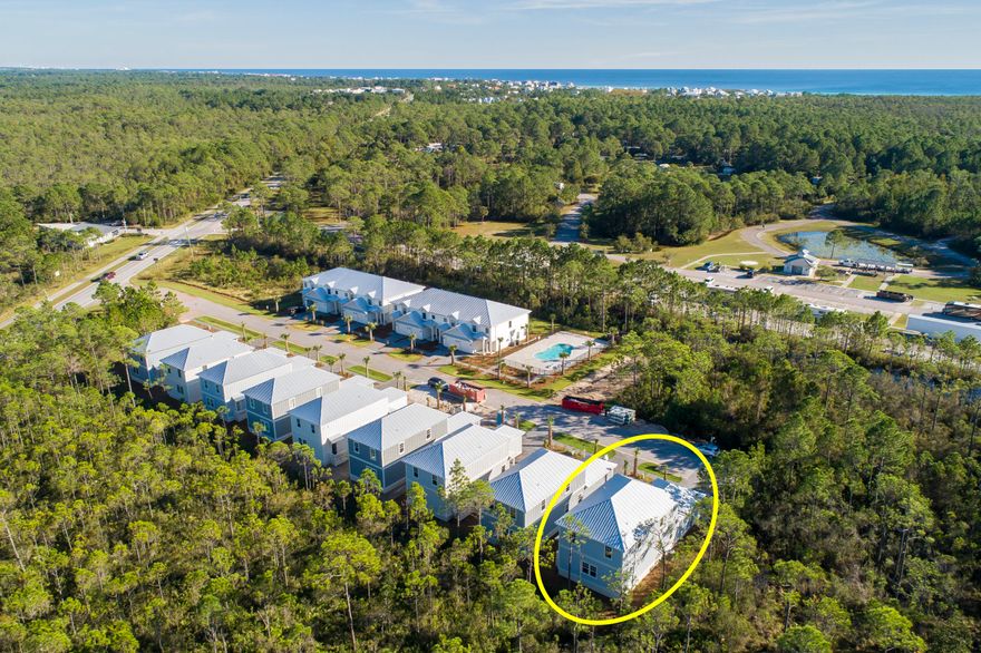 Brand new home on South Side of 30-A! This four bedroom, three and a half bath home built by one of the premier builders on 30-A has hardwood floors throughout, marble and granite countertops, stainless appliances, double door pantry in kitchen and upgraded lighting. Seamless glass shower door in first floor master bath with designer tile. Two car garage with paver driveway and walkway. A lovely community pool invites relaxing days. Walking distance to beautiful Topsail Park which has one of the most pristine beaches in the area.