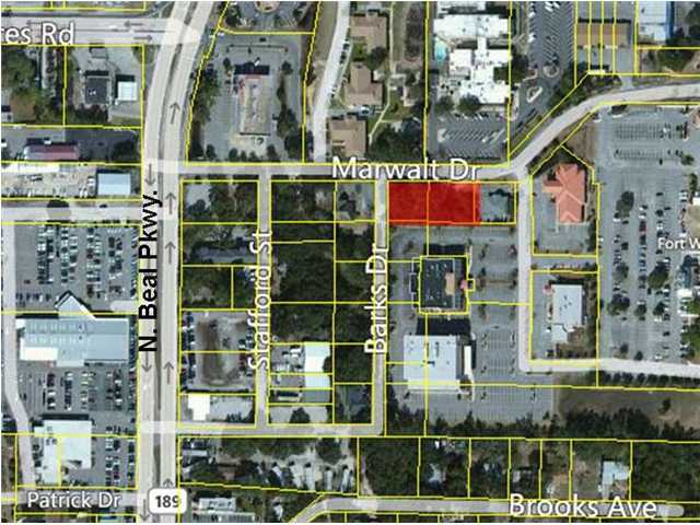 Approximately one-half acre directly in the heart of the medical district of Fort Walton Beach with easy ingress/egress off of MarWalt drive. Ideally situated for medical office.