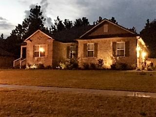 VERY BEST OF ALL WORLDS !!! LIKE BRAND NEW BECAUSE IT IS!! BRAND NEW HOME FEB 2017 AND HAVE DONE ALL THE NEW HOME WORK - READY TO PLACE YOUR FURNITURE AND ENJOY! OWNERS HAVE ADDED EXTRAS ABOVE STANDARD HOME: FRENCH DOORS, BATH MIRRORS, LAMINATE FLOORING THROUGHOUT, CASEMENT WINDOWS, EXTRA LARGE PARKING PAD, COVERED SCREENED ROOM 14x12, PRIVACY FENCING WITH 10' GATES AND MAN GATE, LANDSCAPING, EXTRA ATTIC STORAGE, 2 EXT OUTLETS (extra $21,000). THIS IS THE ''HART'' MODEL-OPEN PLAN WITH GREAT ROOM, DINING ROOM AND KITCHEN ALL IN ONE! AND A TURNED 2 CAR GARAGE - ALL ON .7 OF ACRE. 2-10 BUILDERS WARRANTY, ENERGY EFFICIENT HOME! ONLY 13 MILES TO DUKE AND SPECIAL FORCES BASE. QUIET, PEACEFUL AREA WITH EASY DRIVE TO TOWN. SPECIAL HOME IN SPECIAL LOCATION - COME SEE !