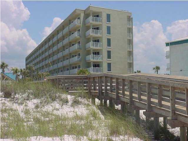 Georgeous unobstructed view of the Gulf. Lots of amenities. Heated pool, exercise room and picnic area. Beach access. Great rental Income and on site office.