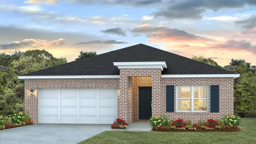 BEAUTIFUL NEW CONSTRUCTION, going up now in PATRIOT RIDGE with a Community POOL, Cabana, sidewalks, underground utilities. The 'Cali' one of our most popular plans with: 4 beds, 2 baths, covered back patio & 2 car garage. FABULOUS Open Design & relaxed living. Well-designed kitchen, Quartz countertops, Stainless appliances, Lg. Island bar, smooth top range, built in microwave, quiet dishwasher. Stunning wood-look flooring, PLUSH carpet in the bedrooms & the Smart Home 'Connect' System includes several GREAT convenient devices. Bedroom 1 & adjoining bath provide a lg. walk-in closet, lg. linen closet, beautiful double vanity sinks, separate tub & shower. Stylish home, GREAT curb appeal, and easy drive to the airport, military base, beaches at Ft. Walton, Destin area & golfing.