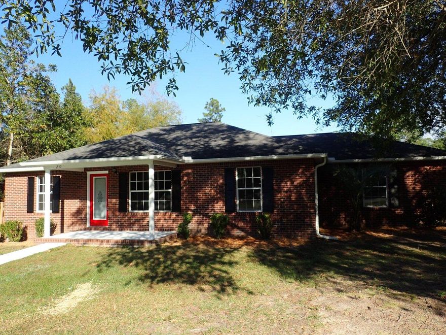 This home is absolutely gorgeous! You will not want to miss this home on your house hunting rounds. Centrally located in the heart of Crestview and mins from everything, this split bedroom design, 4 bedroom 2 bath home has been renovated and is ready for new owners. A corner lot home, outside you will find privacy fenced back yard, brick paved back entertainment area, and brick front with maint free vinyl siding. Inside, new flooring throughout as well as new cabinets, granite, fixtures and of course appliances. As pricing continues to rise now is the time to make a move and buy a home cheaper than you can rent. With 4 bedrooms and over 1600 sf, this home is a perfect choice. Call today for your showing!