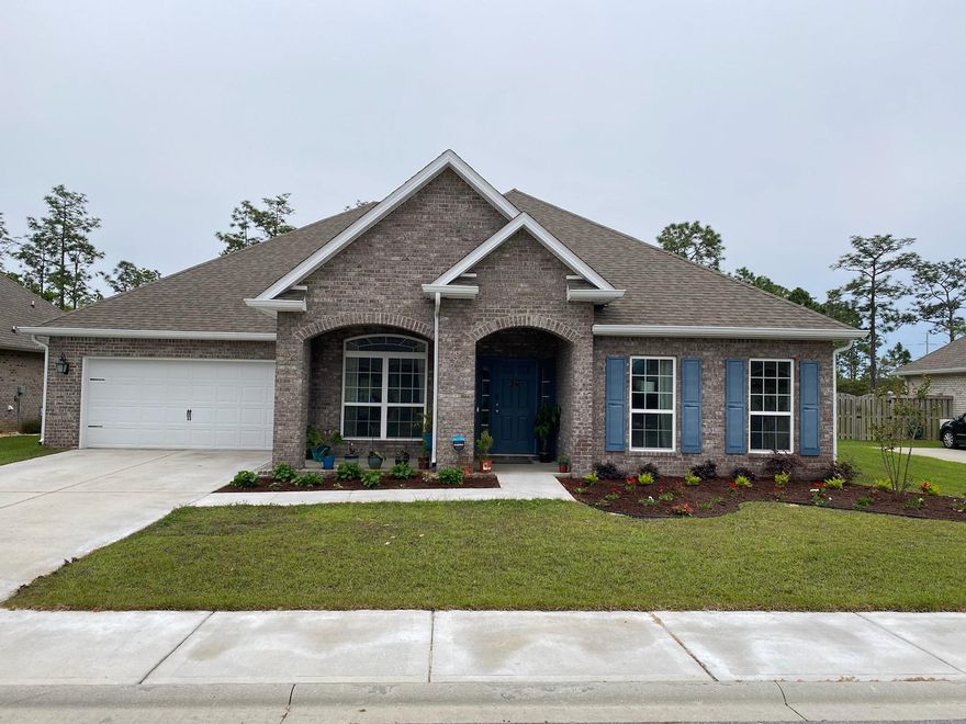 Sellers request preapproved buyers. Professional photos coming soon! Rare 5 bedroom all brick home in Peach Creek. Peach Creek is nestled in the heart of Point Washington close to schools, shopping and dining! This 5 bedroom is a rare find so close to the Gulf of Mexico and 30-A. Peach Creek is surrounded by 2 State Parks and Point Washington State Forest, so take advantage of the seclusion of this community while you can! This McKenzie floor plan has amazing open living space,  features large office/study & beautiful archways throughout home with screened in back porch, gourmet chefs kitchen with built-in microwave and oven, drop-in smooth top cooktop with wall mounted vented hood. The island in kitchen features storage from both sides with plenty of counter space, great for entertaining.
