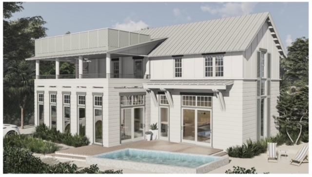 We are excited to offer you this new construction, fully furnished, south of 30A, beach estate that is located in the #1 ranked Florida's beaches, Grayton Beach. It is scheduled to be complete November 2021. This unique 4 bedroom, 4.5 bath is designed for entertaining yet offer the comforts of everyday living. This two story beauty has 12ft. ceilings on the main floor, plenty of parking from both streets, fenced in yard, high end appliances, wine/beverage center, heated pool, outdoor storage and shower, beach cruiser bike parking area, grilling area, rooftop balcony & second story porch. The location is in the center of it all & is surrounded by a Walton County natural landscaped buffer zone. Walk to Grayton Beaches, Red Bar, AJ's, Hibiscus Cafe', Grayton Corners, Chiringo and more.