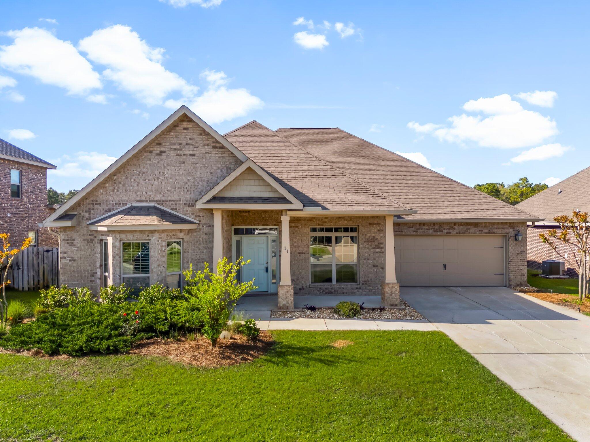 Stunning All-Brick Home in Desirable Peach Creek Neighborhood.Welcome to your dream home in the highly sought after Peach Creek Neighborhood. This elegant all-brick residence offers over 3,100 square feet of thoughtfully designed living space, featuring 5 spacious bedrooms and 3 full bathrooms perfect for comfortable family living and entertaining.Key Features:Expansive Layout: With over 3,100 sq ft, this home provides ample room to accommodate your lifestyle with comfort and ease.Luxurious Primary Suite: The primary bedroom includes a custom designed walk-in closet, offering exceptional storage and organization. Gourmet Kitchen: Enjoy cooking in the beautifully appointed kitchen, complete with granite countertops, premium appliances, and a large center island ideal for meal prep or casual dining.
Open Concept Living: The open floorplan creates a seamless flow between the kitchen, dining, and living areas perfect for entertaining guests or enjoying everyday family life.
Quality Construction: All-brick exterior provides timeless curb appeal and low-maintenance durability.
This home is a perfect blend of elegance, functionality, and comfort located in a quiet, established neighborhood just minutes from local amenities, schools, and parks.