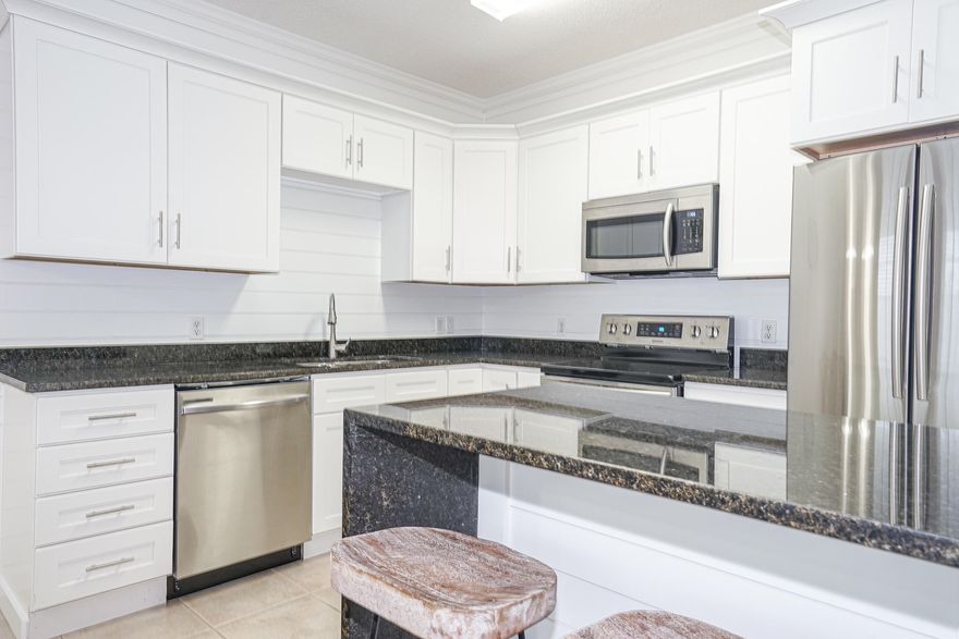 BACK ON MARKET AT NO FAULT TO SELLER. FULLY FURNISHED VACATION RENTAL CONDO.
Location, Location, Location. This centrally located 1st floor unit is in the heart of Miramar Beach, Florida. 5-10 minute WALK to: Public Beach, Win-Dixie Grocery store, Regions Bank, Starbucks Coffee Shop, Silver Sands Premium Outlets, and at least a dozen of restaurants! On the walk/bike path of Scenic Gulf Drive. This unit has 2 bedroom and 2 baths with a custom made twin bunk bed in the bunk area and can sleep 7-8 people comfortably. The unit has been completely remodeled and ready as a vacation rental property or for a long term use by the new owner. New Stainless Steel Samsung Appliances; new light fixtures; 3 new Smart TVs: 55'' in the living room; and 39'' in bedrooms.  HOA Fees include: Water, Sewer, Trash, Pool and grounds maintenance, Building insurance. Owner pays for Electric and Cable/Internet.